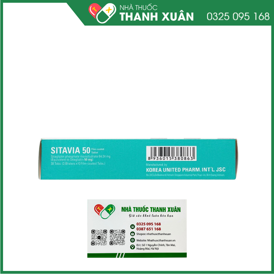 Sitavia 50 điều trị đái tháo đường týp 2